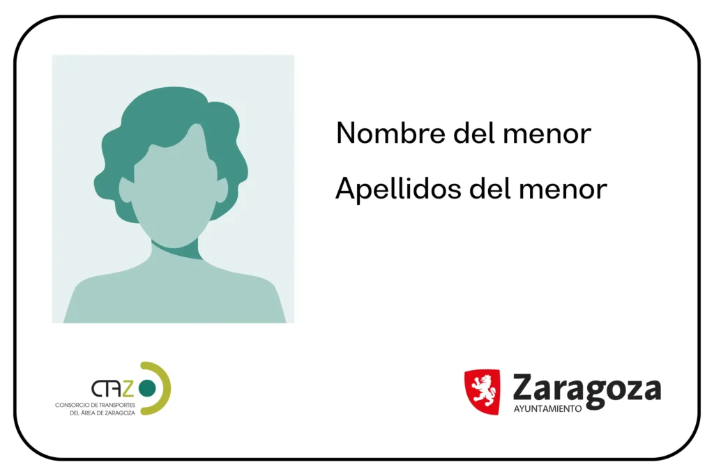 Fotografia Tarjeta menor 15 años CTAZ