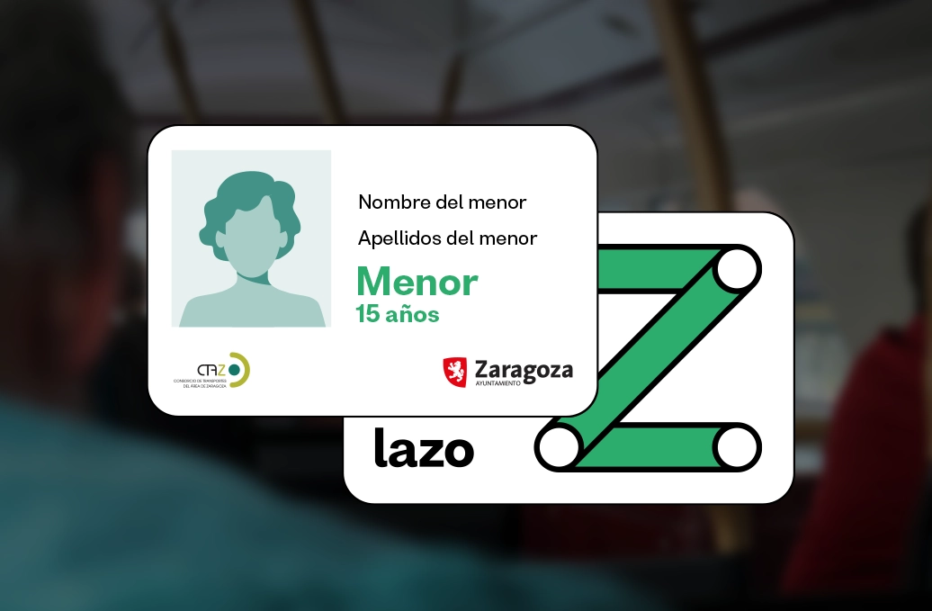 Tarjeta menor 15años CTAZ